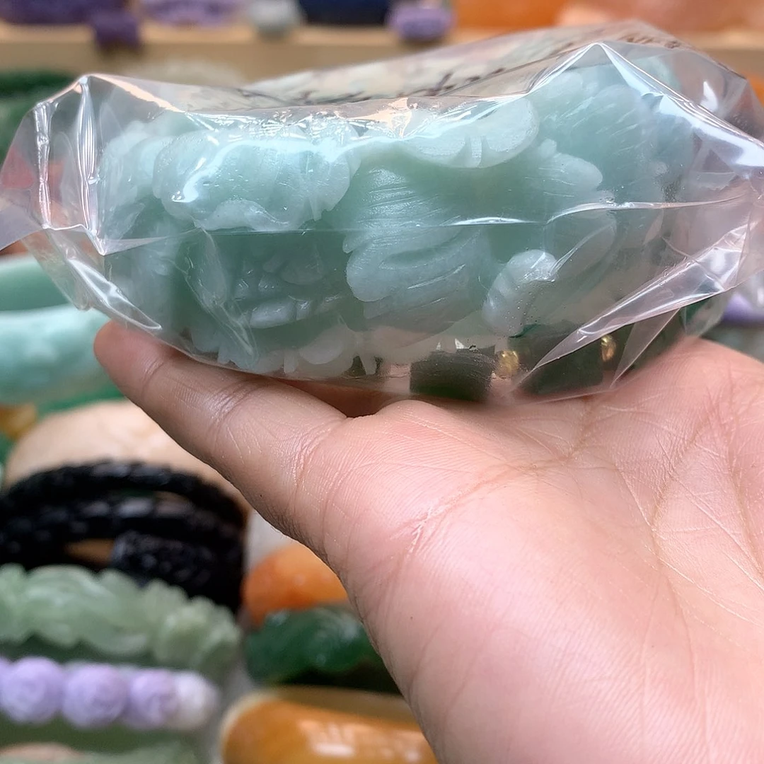 未镶嵌手镯石英质玉扬**航