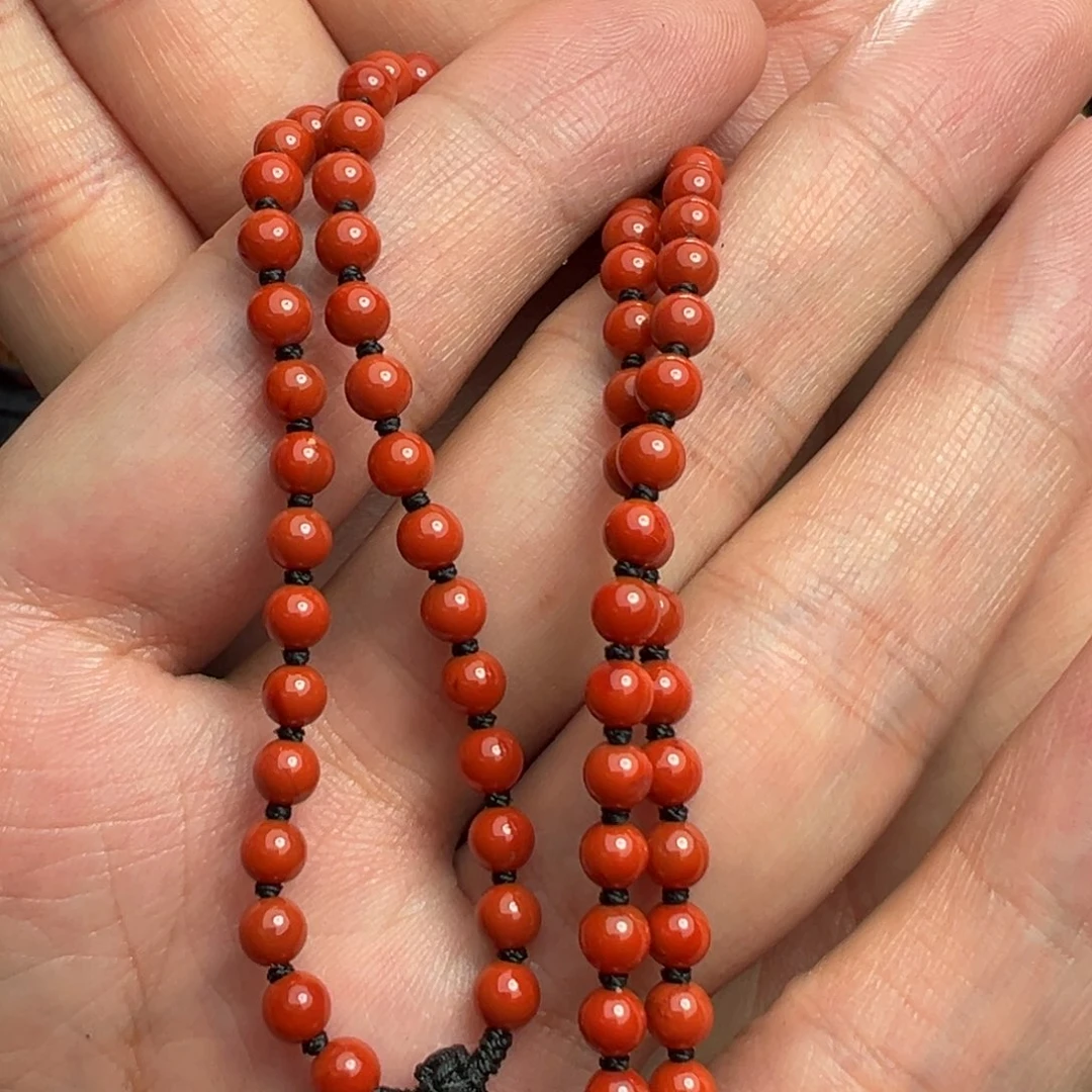 南红玛瑙未镶嵌颈饰