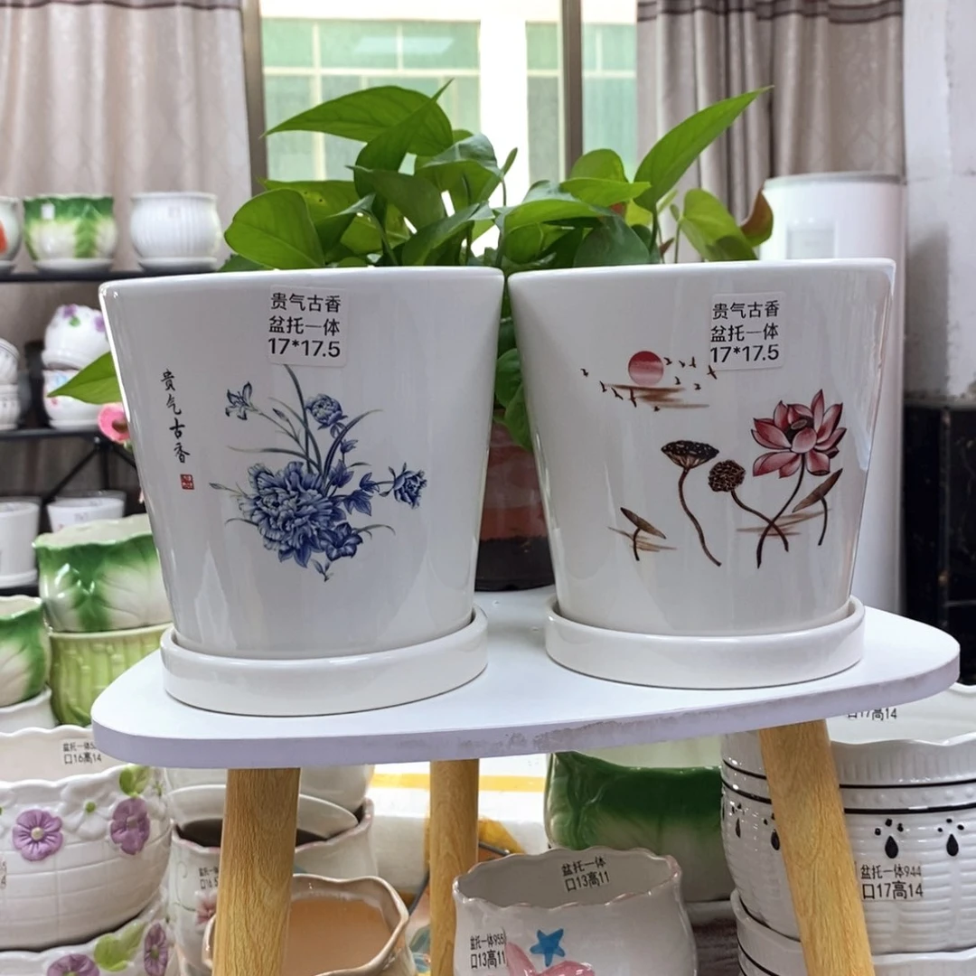 @陶瓷花盆@@贵气古香