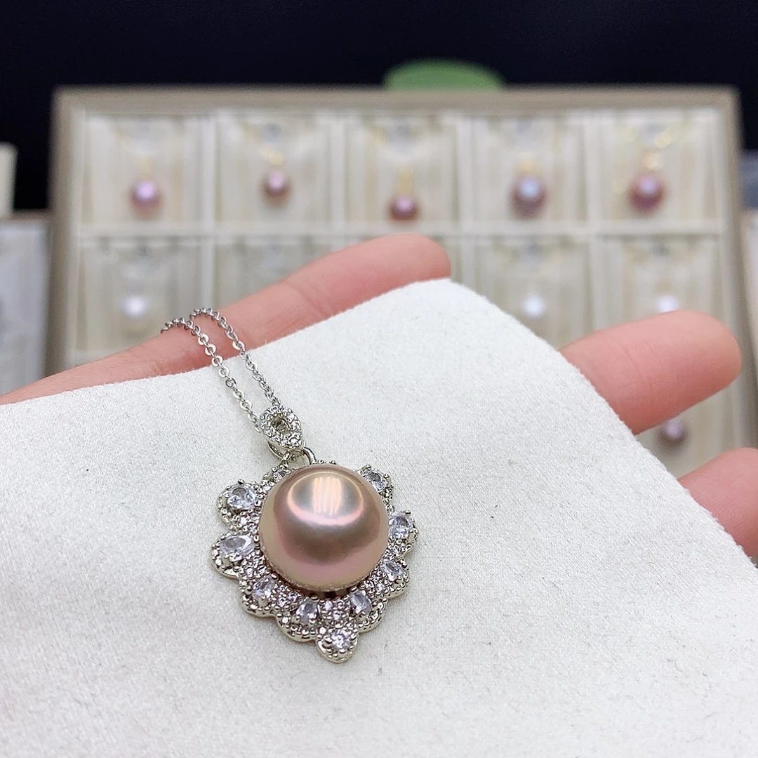 淡水珍珠颈饰合金