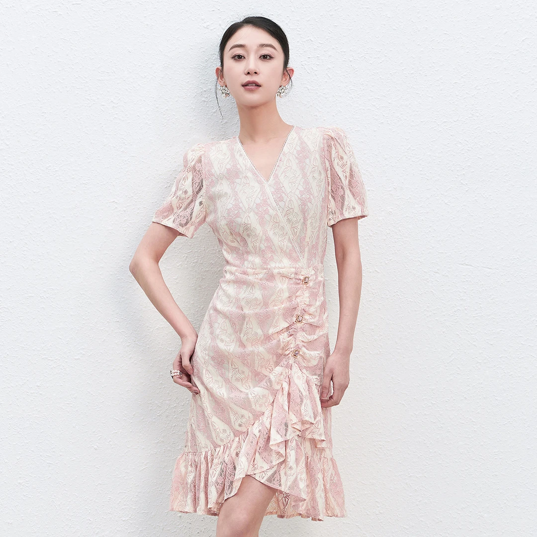 【小云总】EVA OUXIU/伊华欧秀连衣裙E42AQ1819