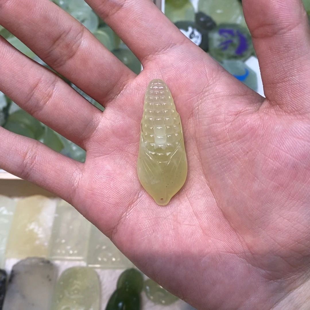 岫玉未镶嵌吊坠(不含链)两单包邮