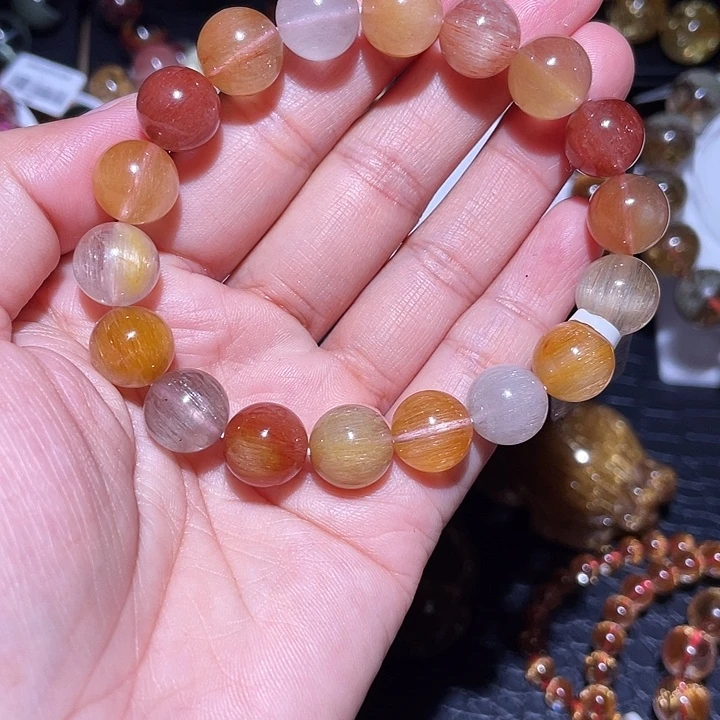 水晶手链未镶嵌兔毛手链