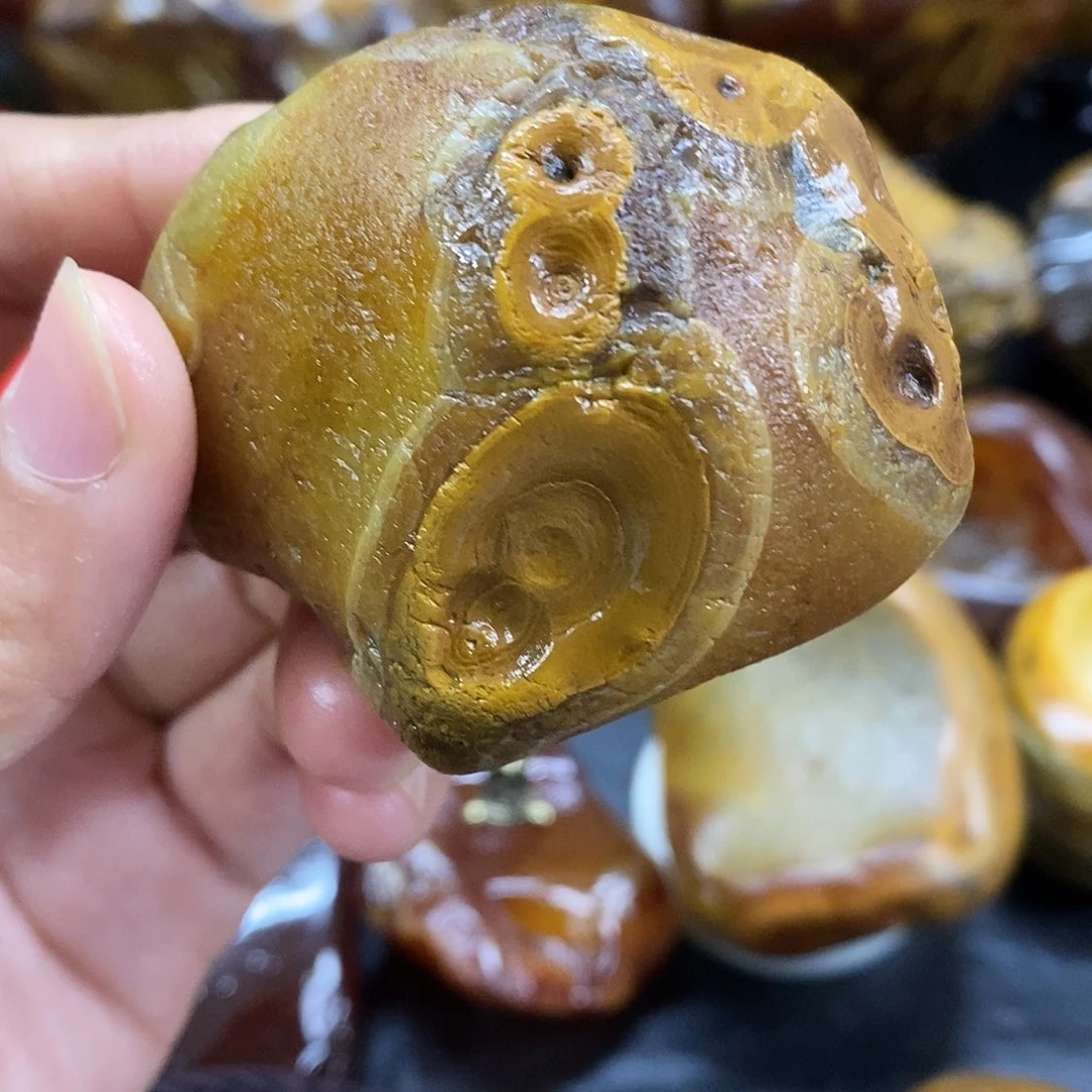 玛瑙/玉髓未镶嵌手把件