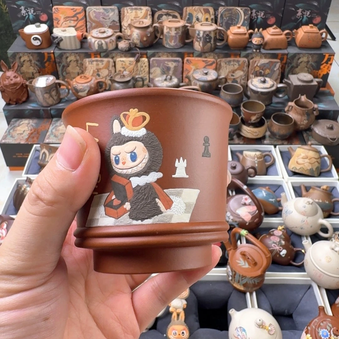 茶壶紫砂爱****n130cc原矿精工半手