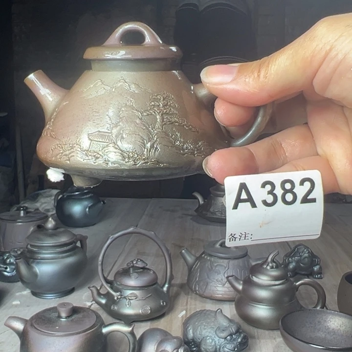 紫泥壶一***、柴烧坭兴陶壶