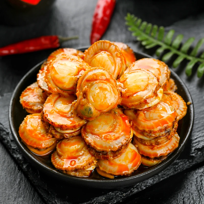 【直播专享】鲜香麻辣即食麻辣扇贝肉去胃 夜宵下酒菜海鲜解馋饱满