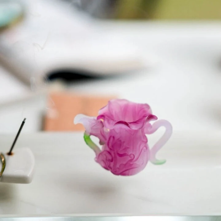 【奇居】中式精美立体工艺礼品琉璃玉摆件和谐壶