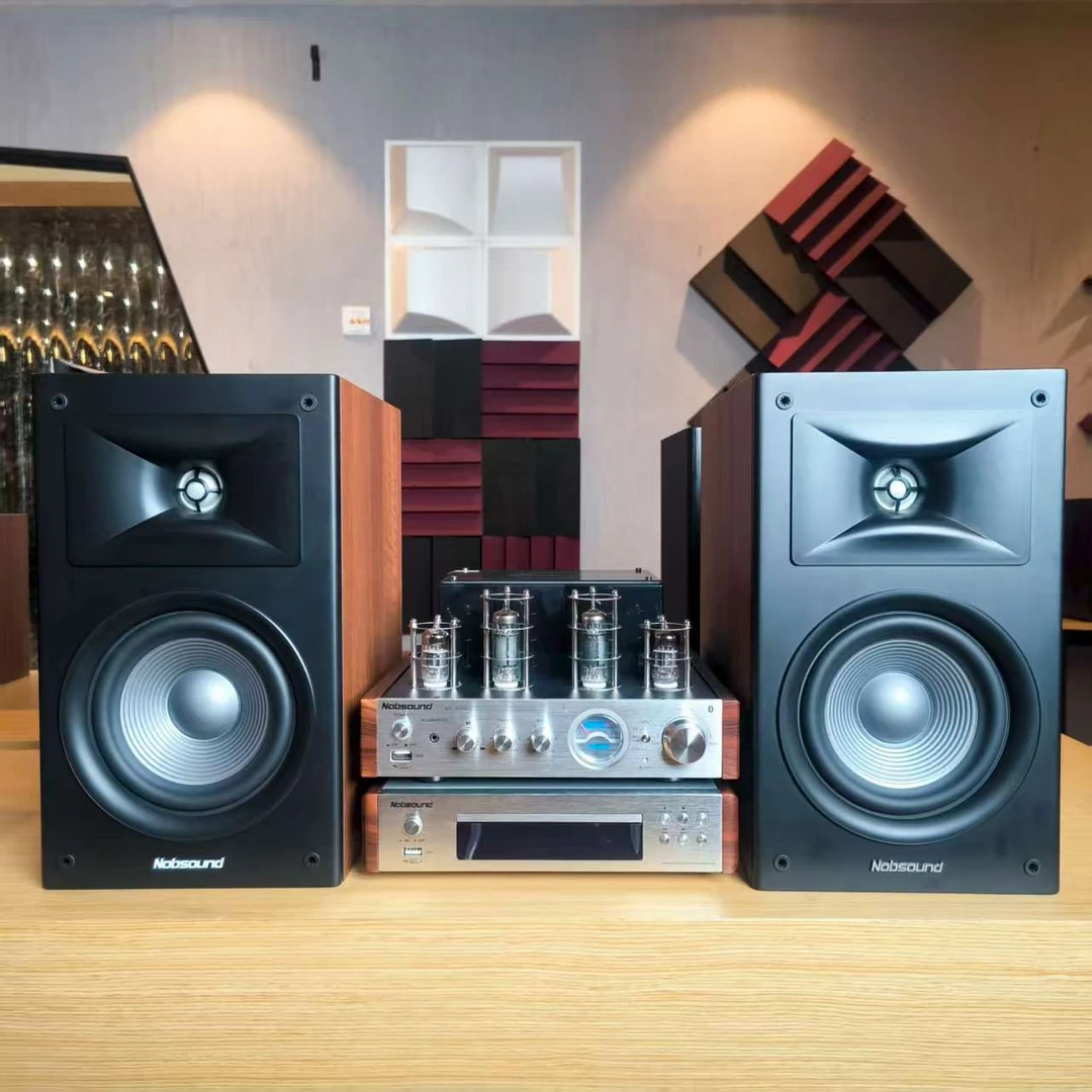 诺普声10D高保真 605专业木质HiFi音箱套装无线发烧音响