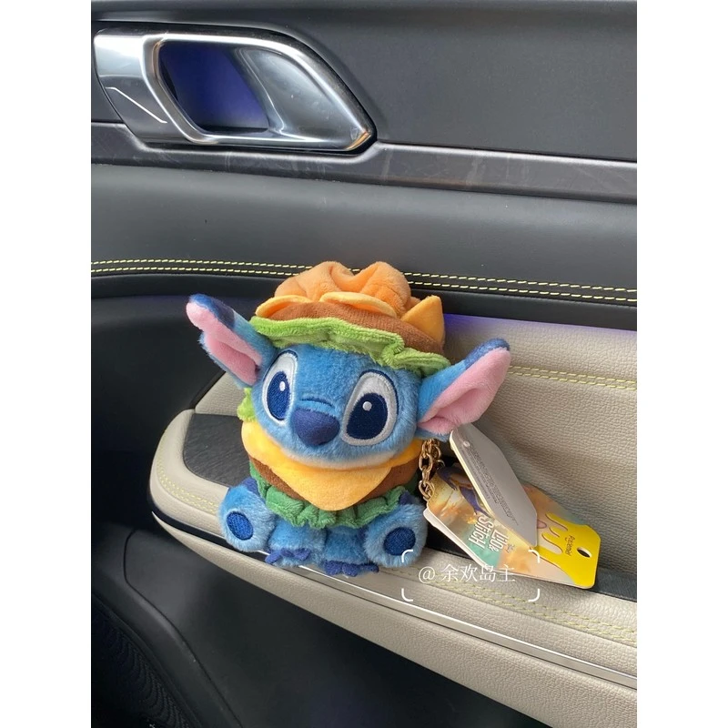 正版星际宝贝汉堡史迪仔毛绒玩偶包包挂件钥匙扣车挂可爱闺蜜礼物