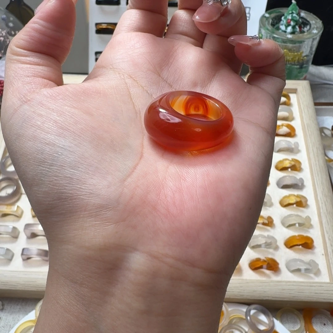 未镶嵌戒指玛瑙/玉髓766港14福利不退换