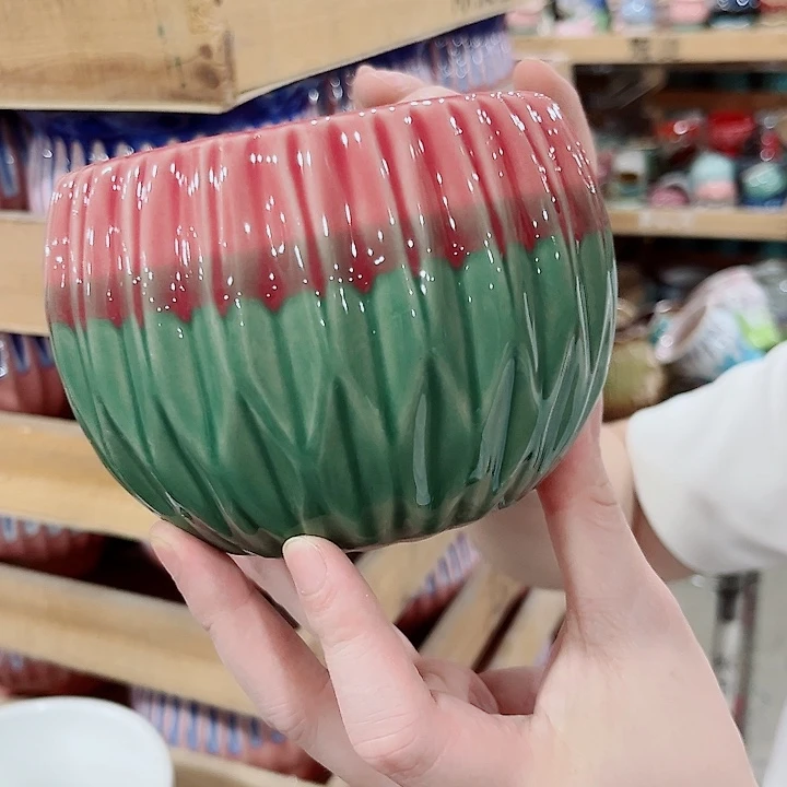 有孔.凑单10元陶瓷花盆发货！