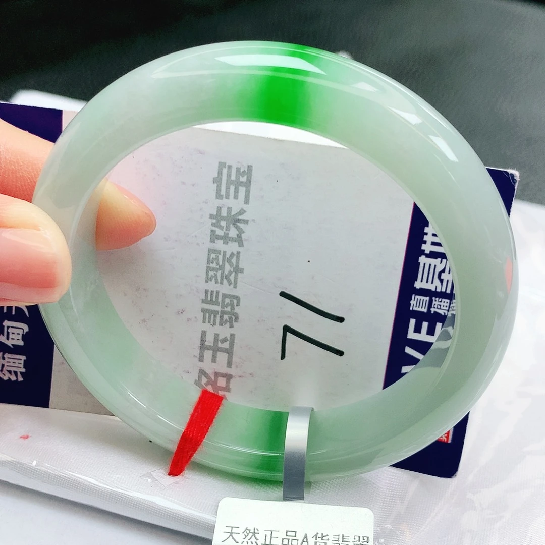 翡翠未镶嵌手镯缅甸天然a货翡翠手镯