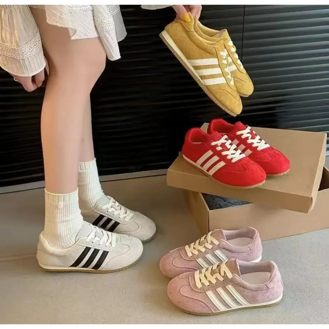 德训鞋女鞋子爆款超火小白阿甘鞋运动休闲板鞋