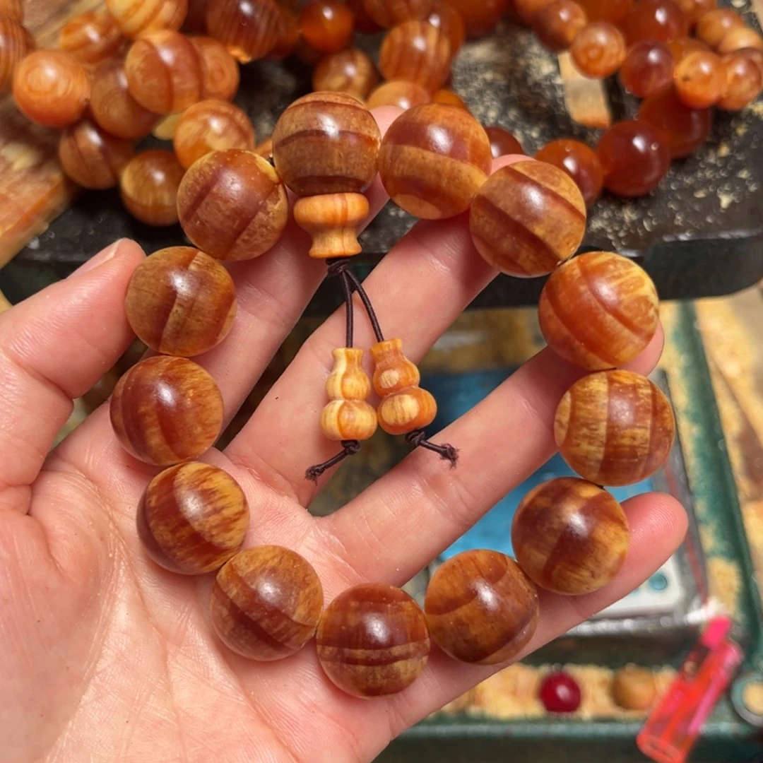 松木（琥珀木）手串/手链1.8三通