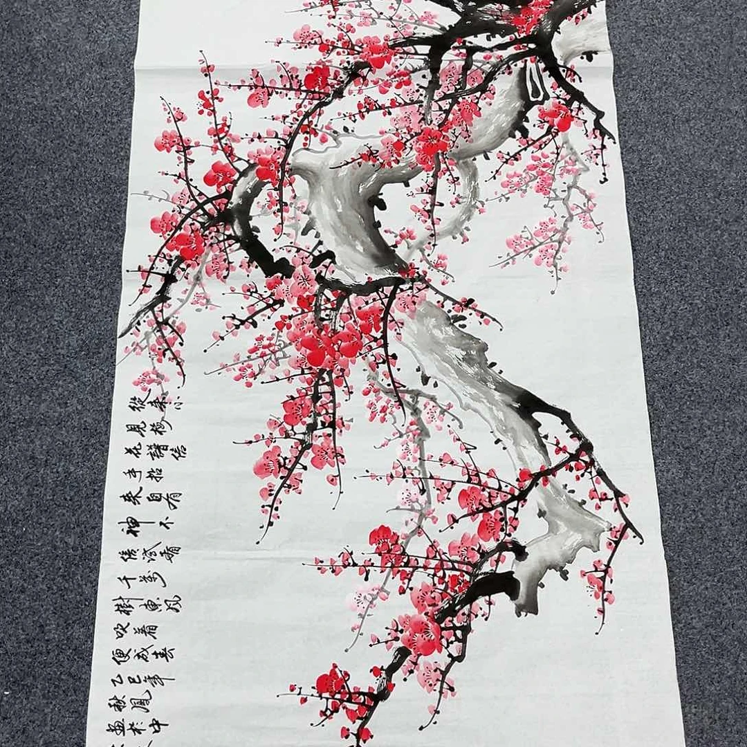 国画国画老师手绘作品