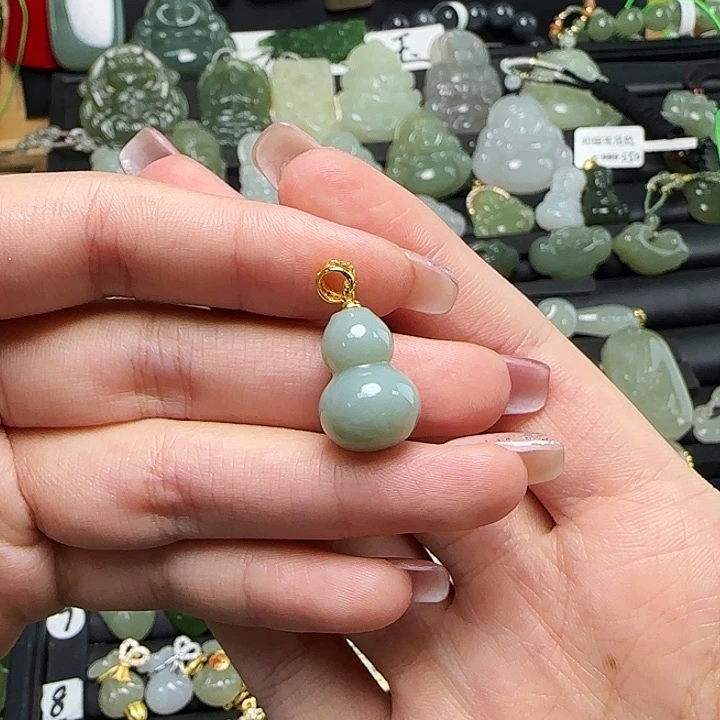 颈饰银S925镶嵌和田玉