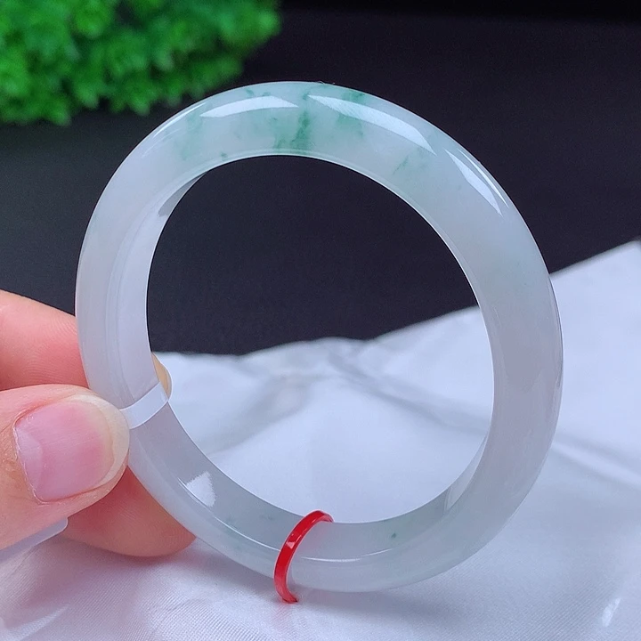 翡翠未镶嵌手镯55贵妃680021