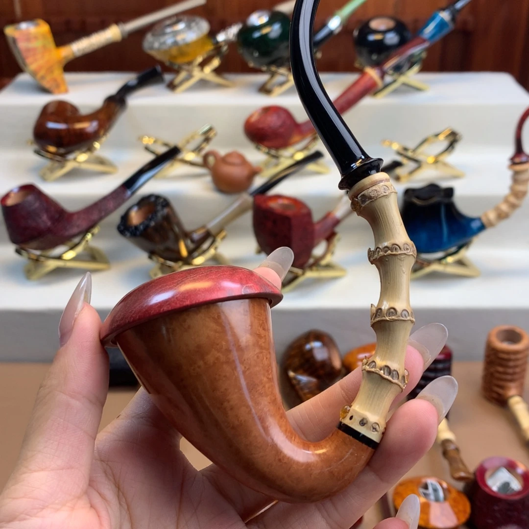 虍***高品质石楠木烟斗