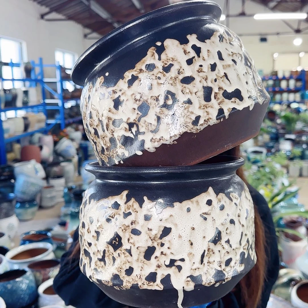 紫砂花盆高16口20