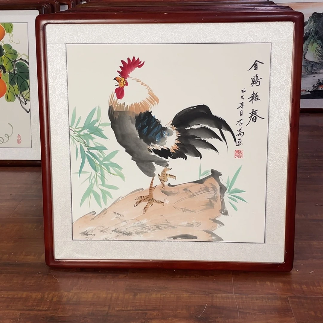 国画带框尺寸63*63厘米