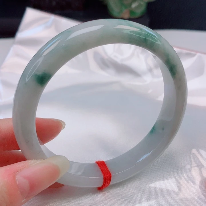 *****翡翠手镯未镶嵌58圈