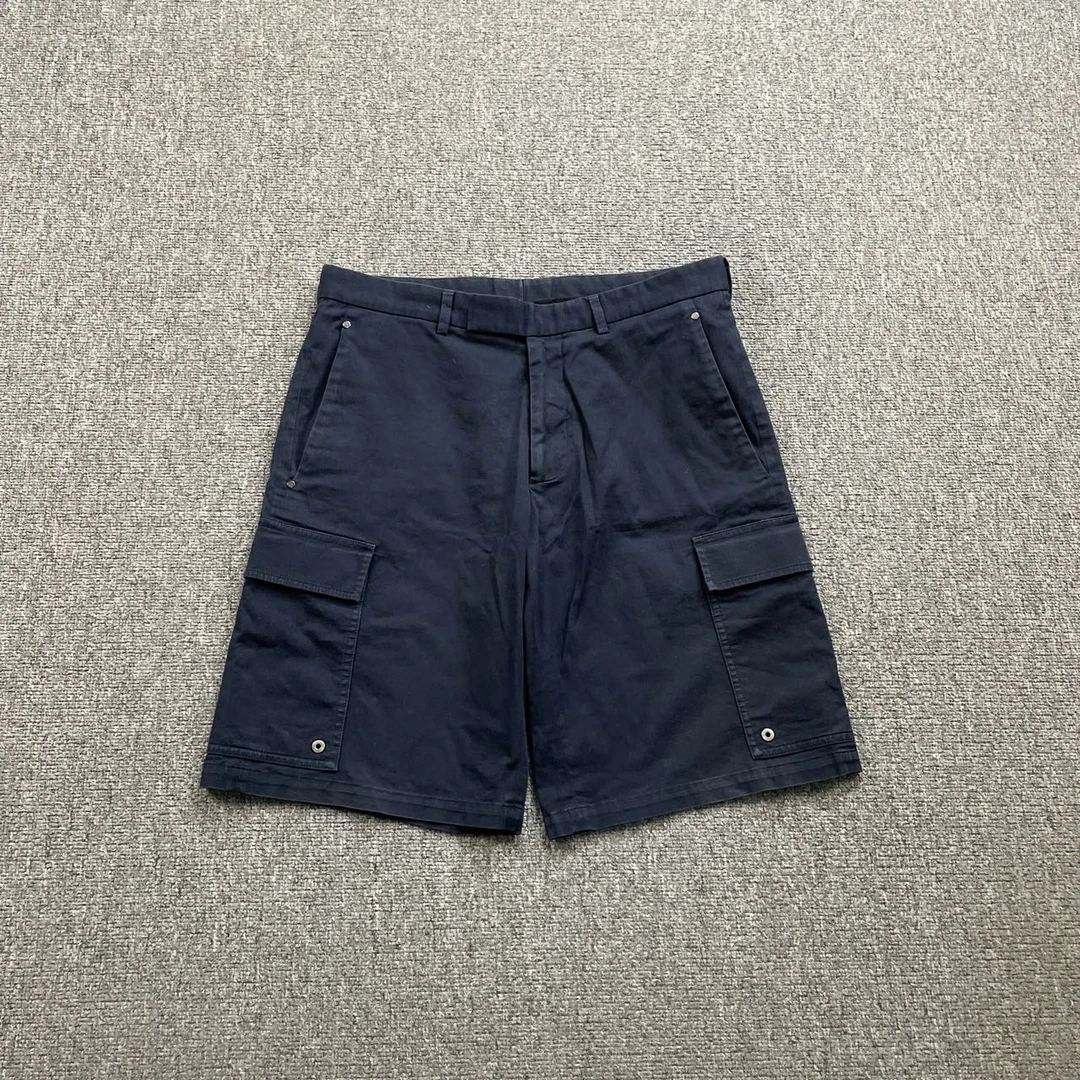 95新 DIOR/迪奥 （bb）藏青色工装短裤 44码/200875