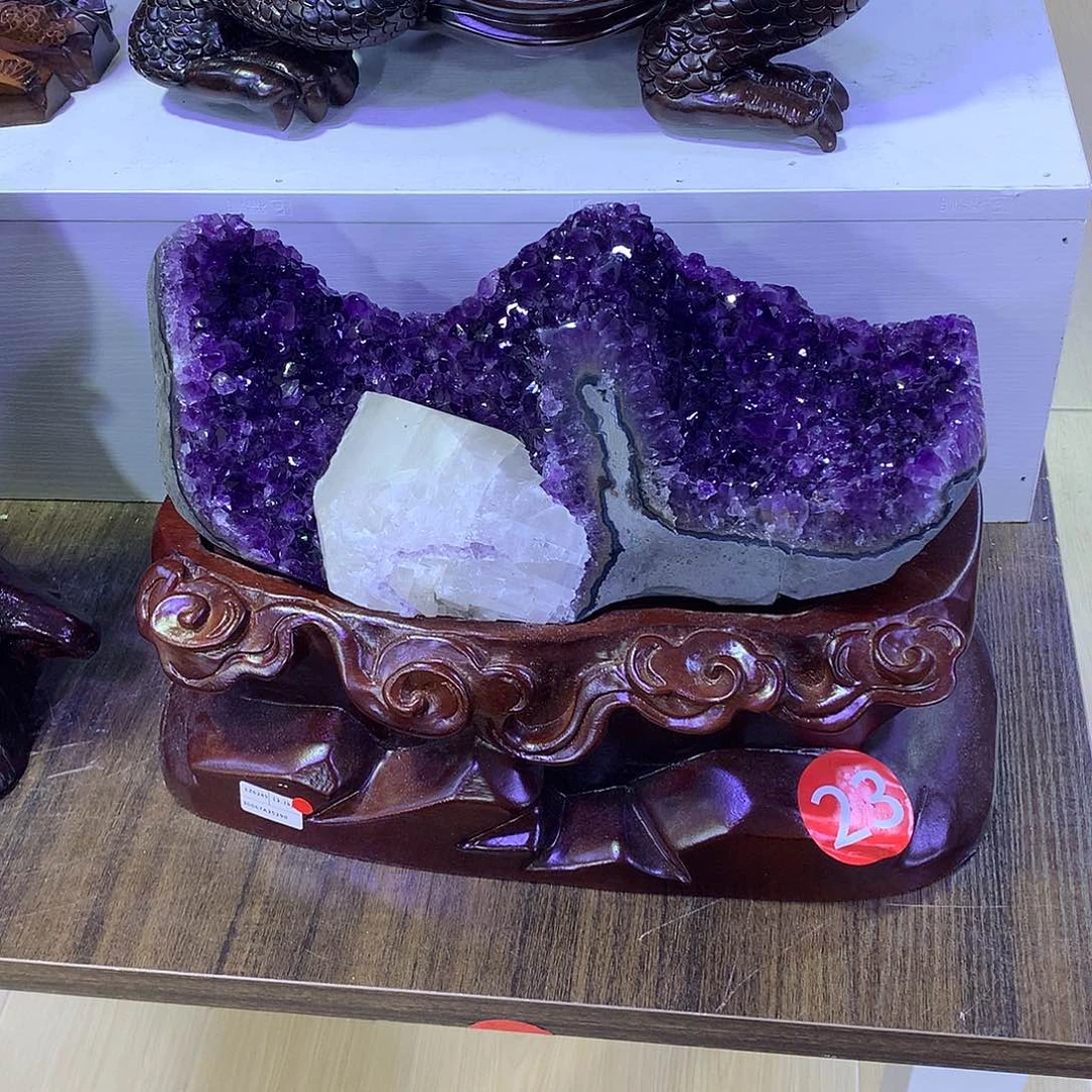 未镶嵌大型摆件（非配饰）紫晶