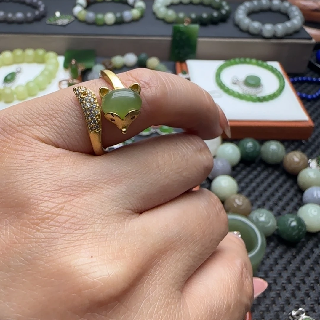 和田玉（糖玉）未镶嵌戒指