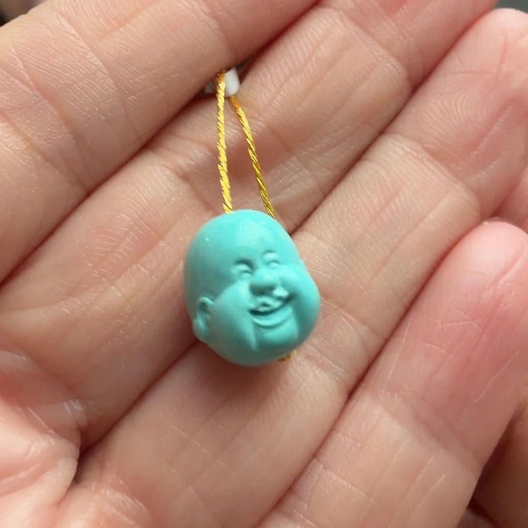 绿松石未镶嵌颈饰