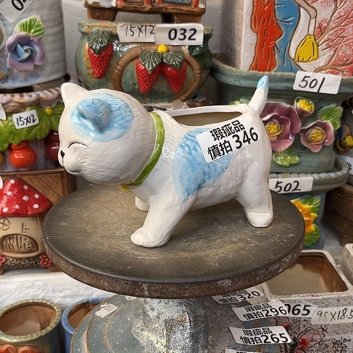 粗陶材质多肉花盆