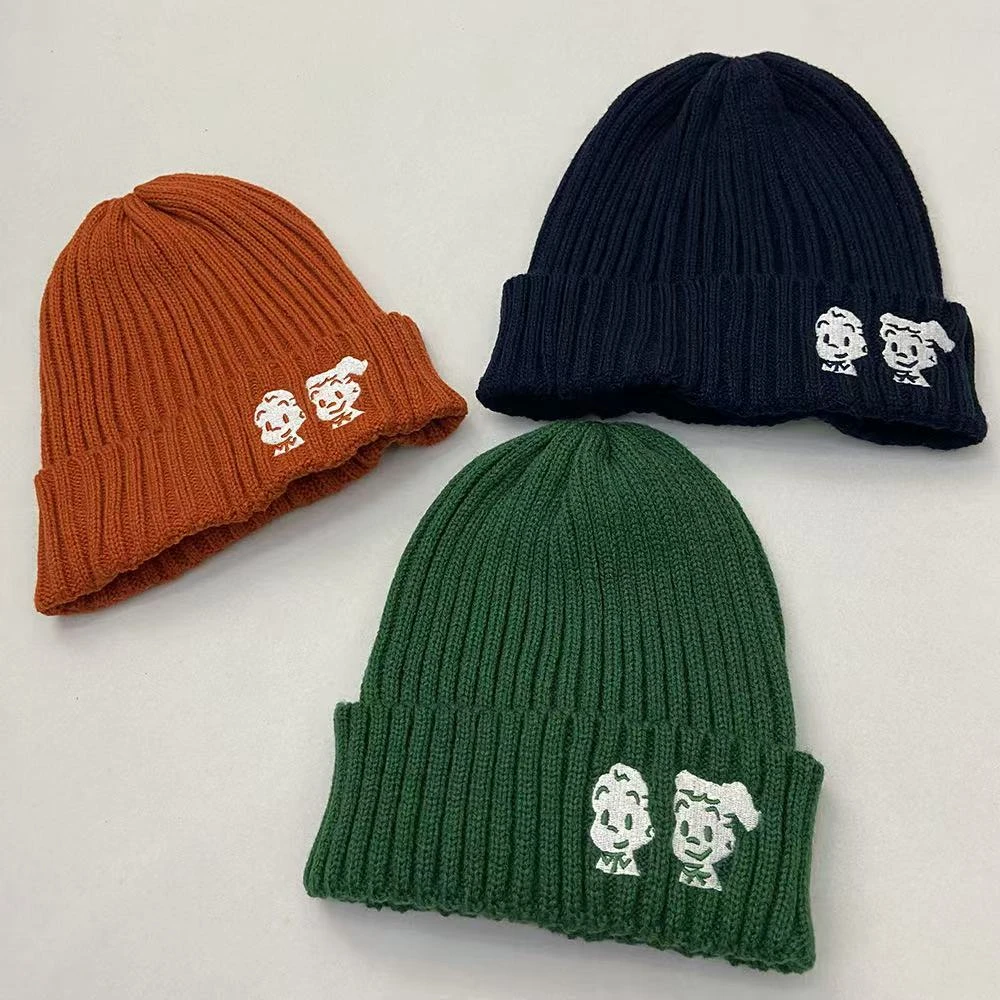 童装棉质毛线儿童可爱帽子宝宝冬季保暖围巾两件套