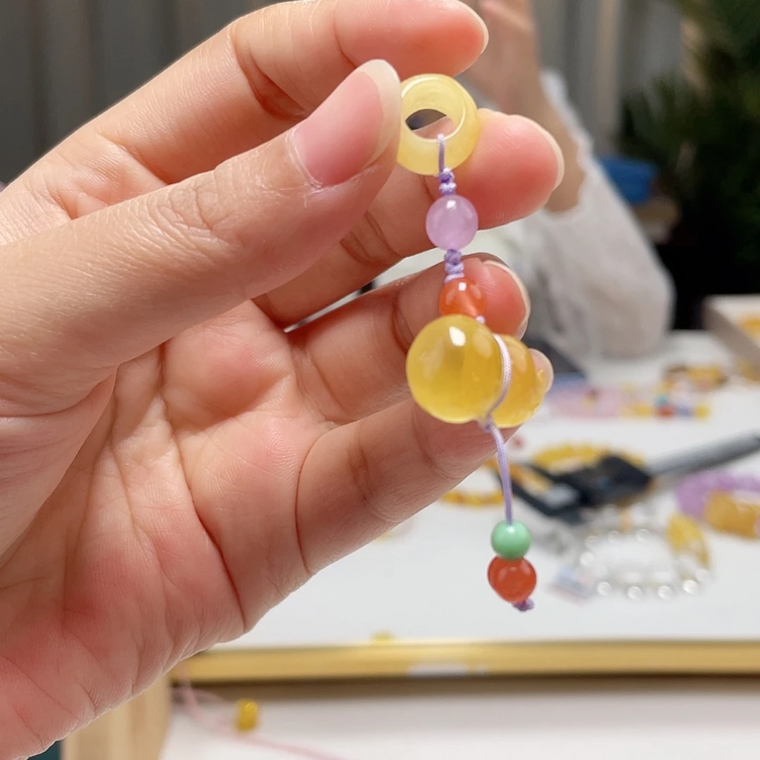 未镶嵌琥珀裸石蜜蜡吊坠