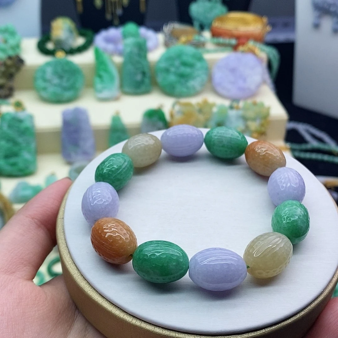 未镶嵌手串翡翠手串