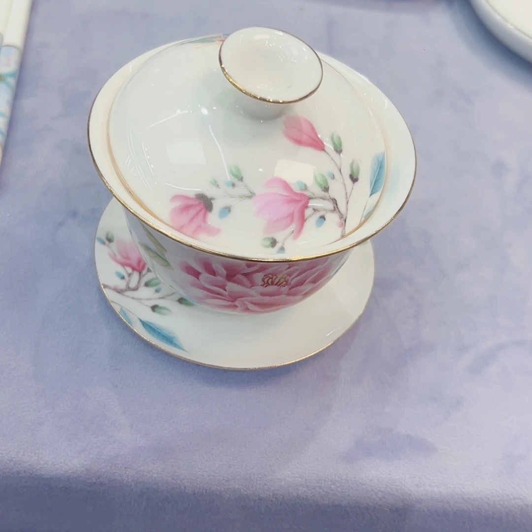 【闪购商品】骨瓷3寸盖碗