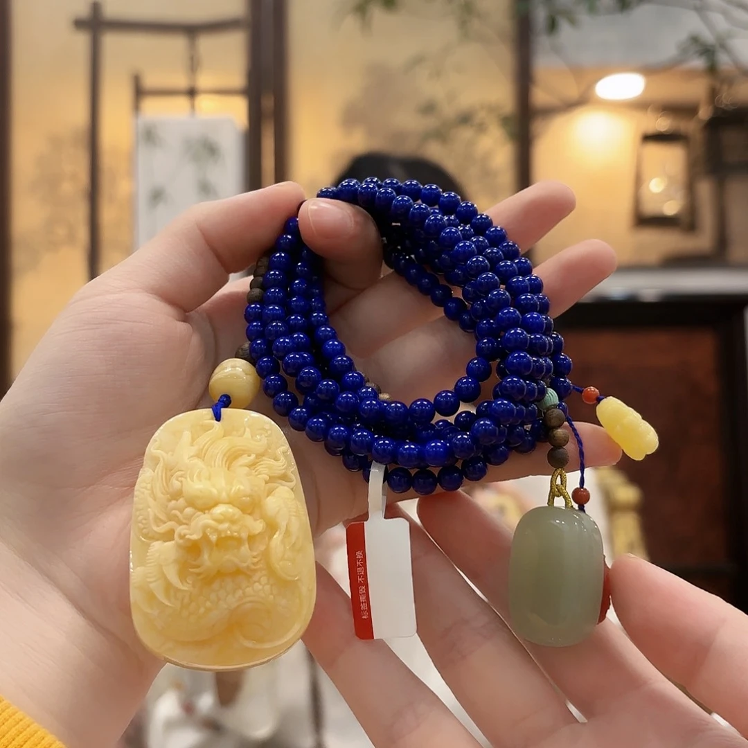 未镶嵌青金石颈饰斜挎