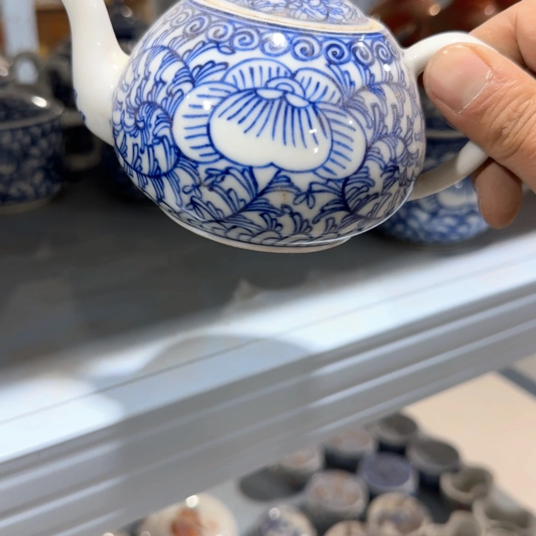 瓷片摆件手绘瓷器全部处理了