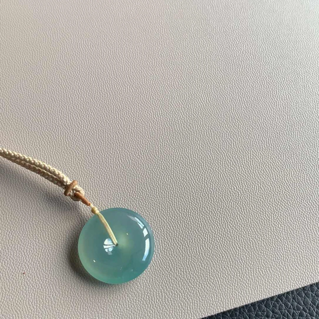 翡翠颈饰未镶嵌天然缅甸翡翠