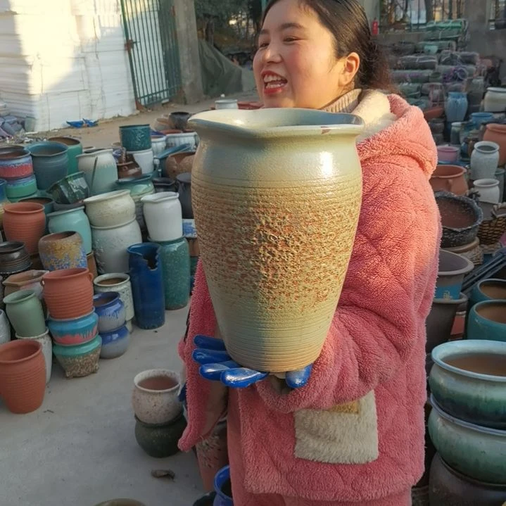 红陶口20高31瑕疵