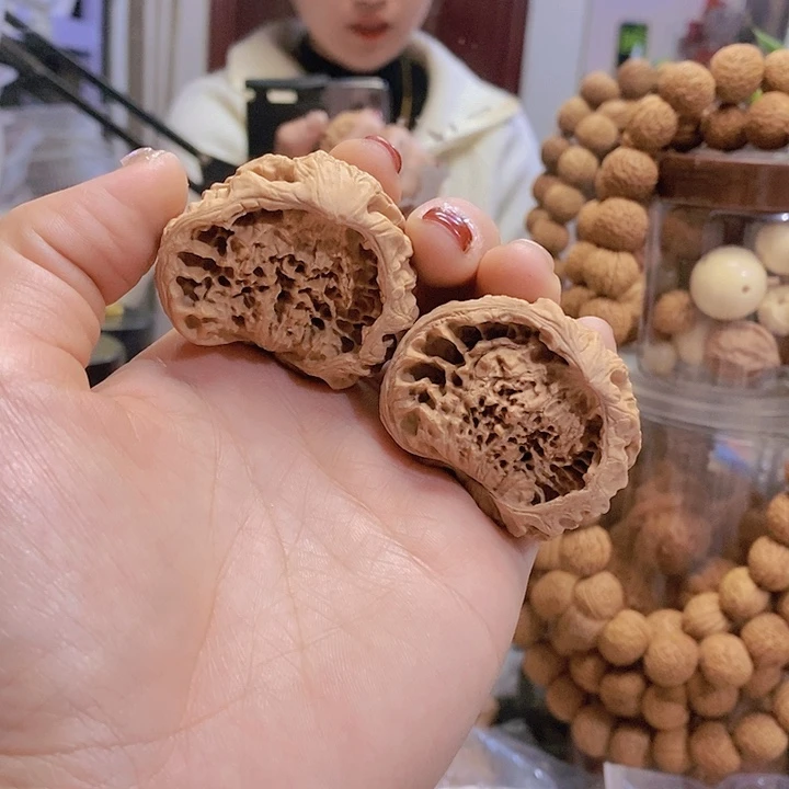 【闪购商品】文玩核桃把件44.5蛇头