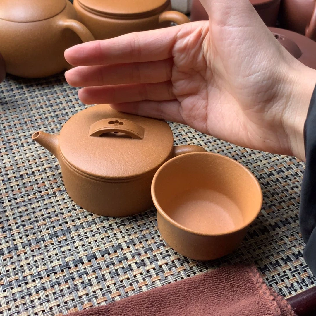 紫砂茶壶月*宜兴紫砂壶茶壶原矿紫砂壶