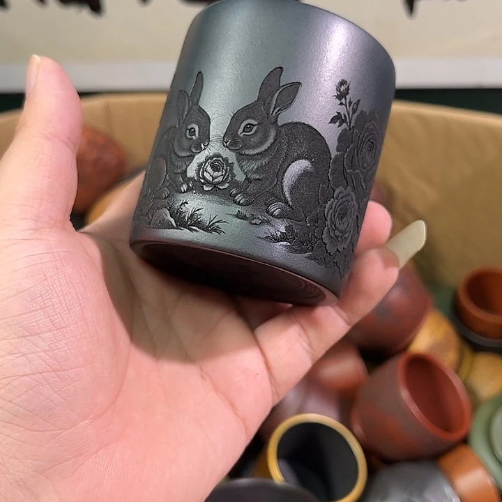 茶杯紫砂全手工紫砂主人杯