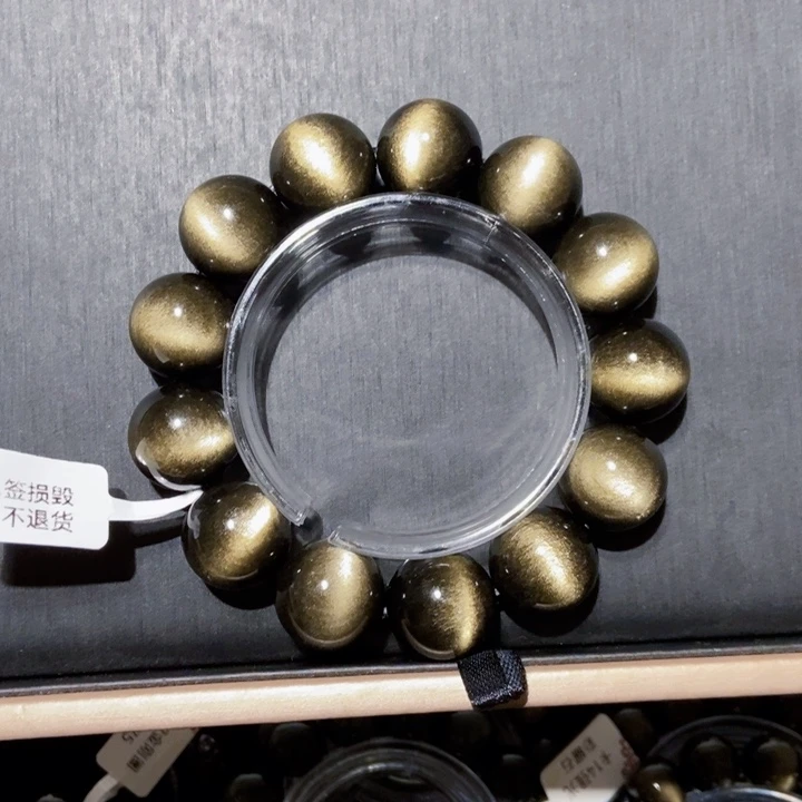 黑曜岩手链未镶嵌一*哥