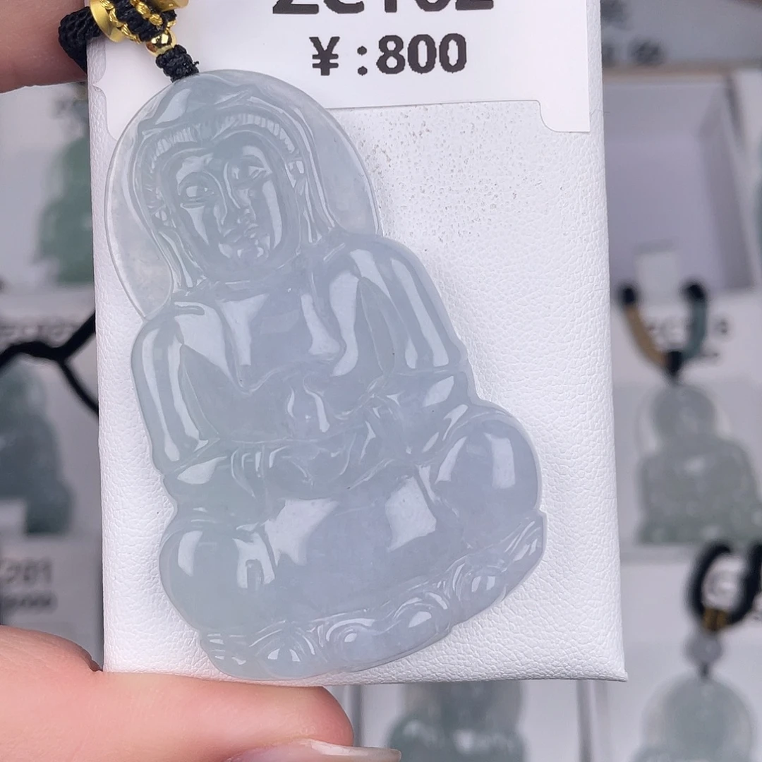 翡翠未镶嵌颈饰zc162