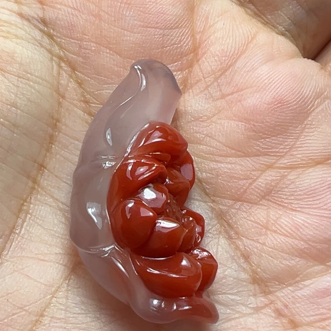 南红玛瑙未镶嵌吊坠
