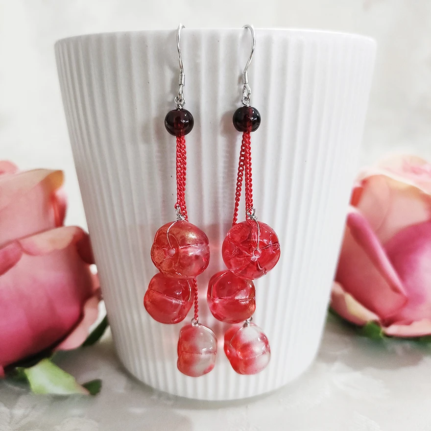 铜合金耳饰 民族风气质手工吊坠耳环1645