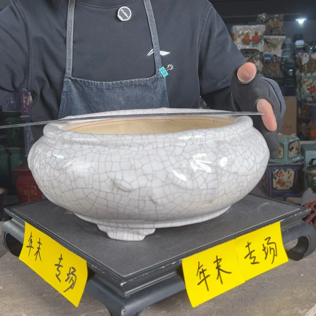 一风堂石湾花盆。微瑕