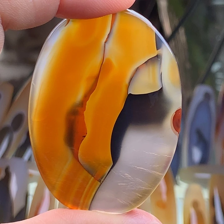 玛瑙/玉髓颈饰未镶嵌152