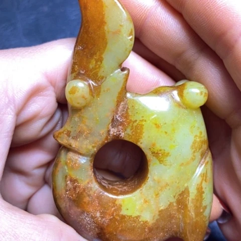 和田玉（糖玉）挂件未镶嵌