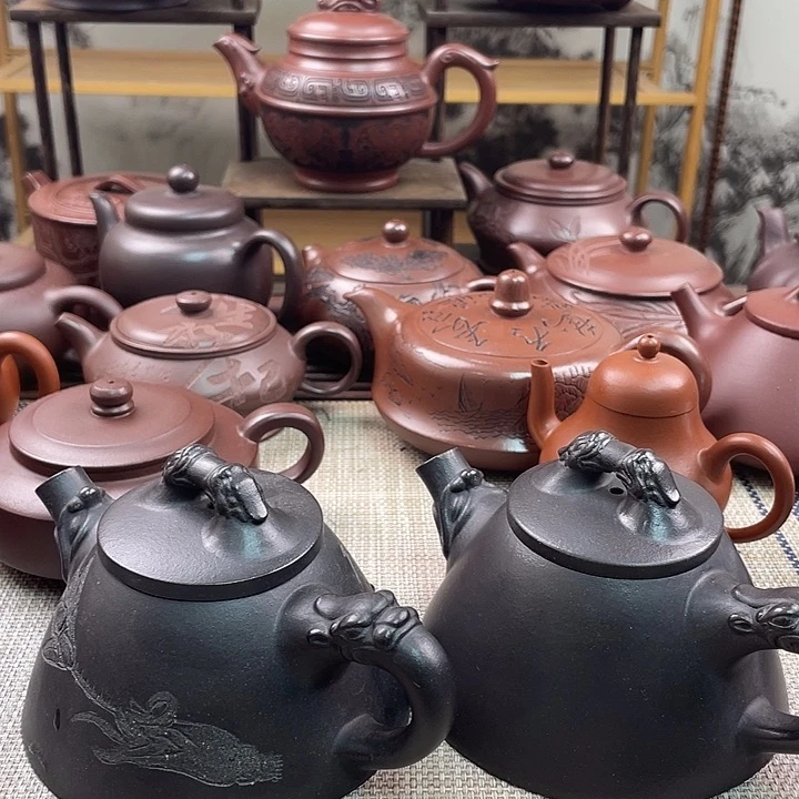 紫砂茶壶山**?宜兴紫砂